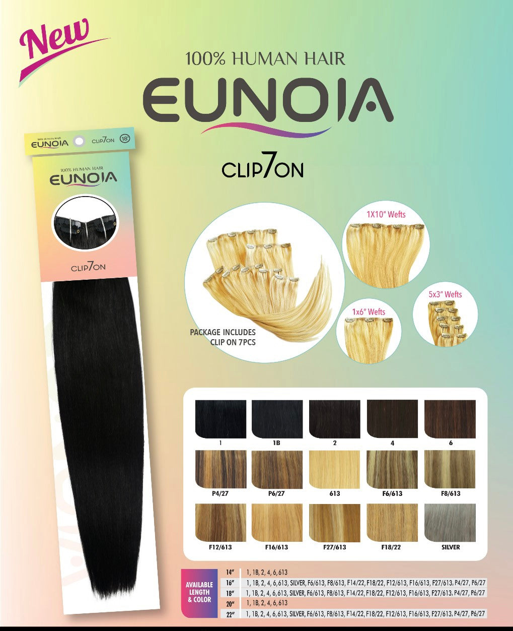 Straight Hair Clip-Ins