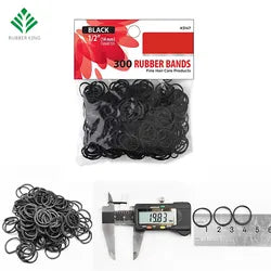 small black rubber bands